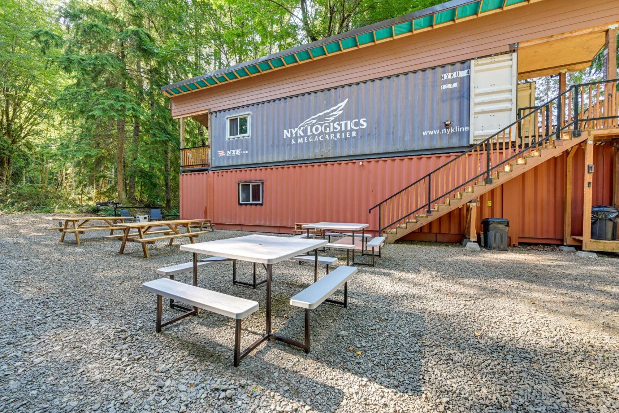 Unique Container Studio With Deck And Fire Pit! Buckley Екстериор снимка